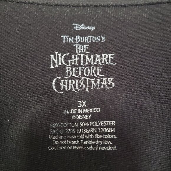 Nightmare Before Christmas Shirt Welcome to Halloweentown Womens Sz 3X - Picture 6 of 10